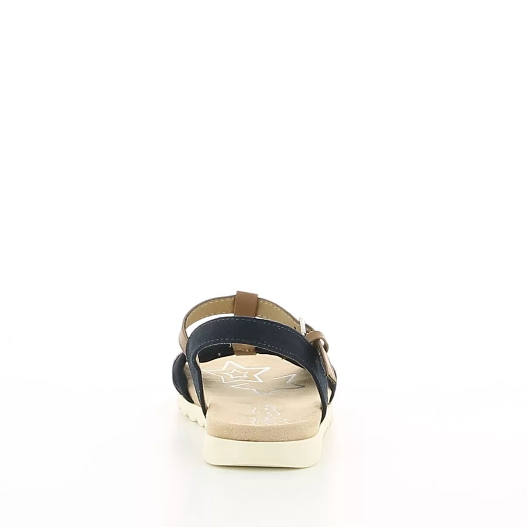 Image (3) de la chaussures Tom Tailor - Sandales et Nu-Pieds Bleu en Cuir synthétique