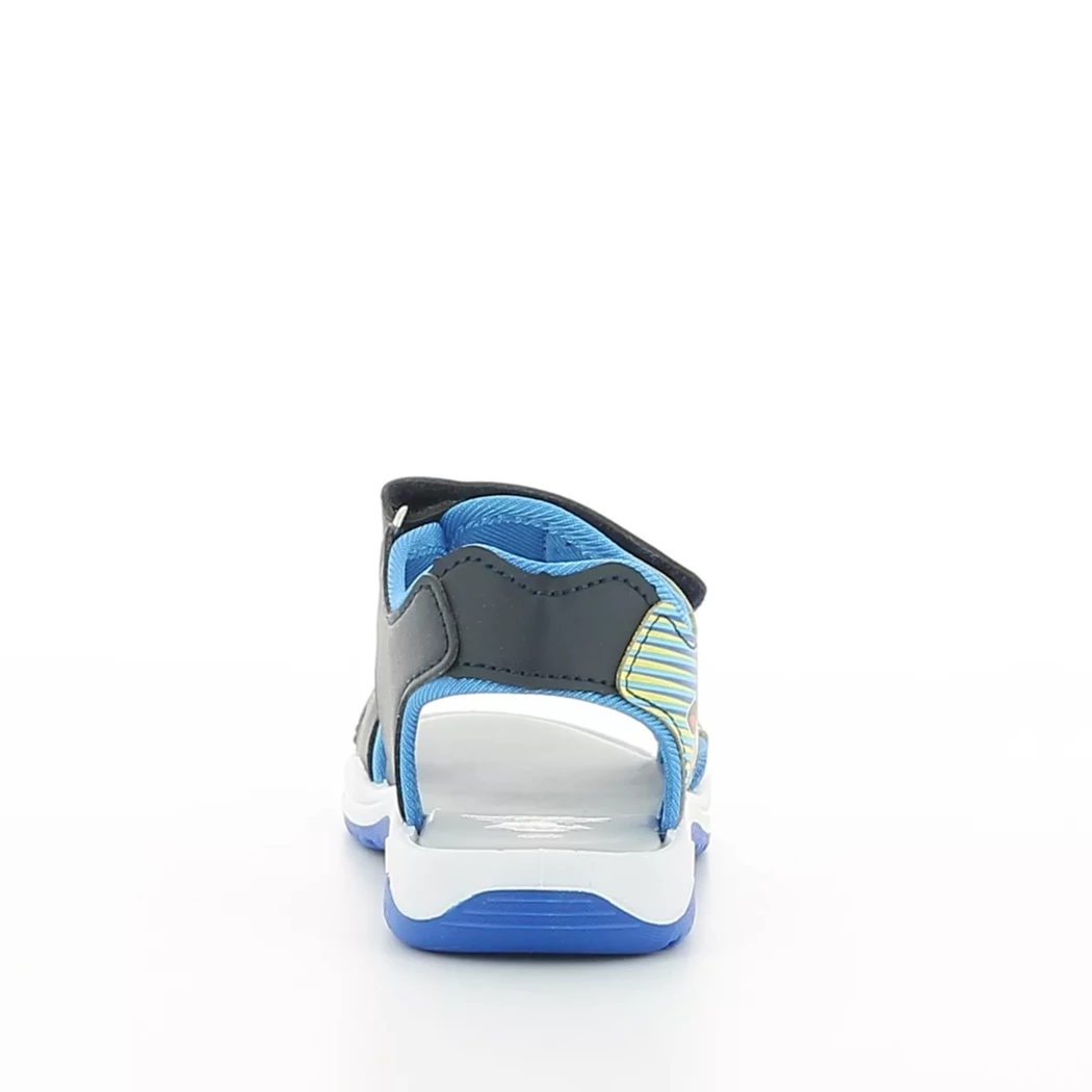 Image (3) de la chaussures Leomil - Sandales et Nu-Pieds Bleu en Cuir synthétique