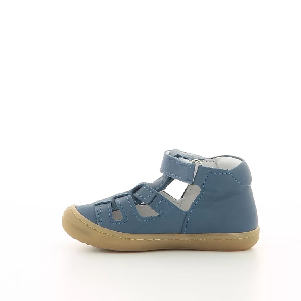 Image (4) de la chaussures Bellamy - Bottines ouvertes Bleu en Cuir