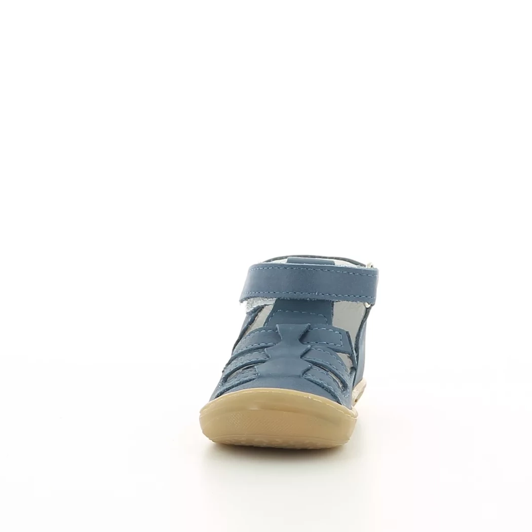 Image (5) de la chaussures Bellamy - Bottines ouvertes Bleu en Cuir