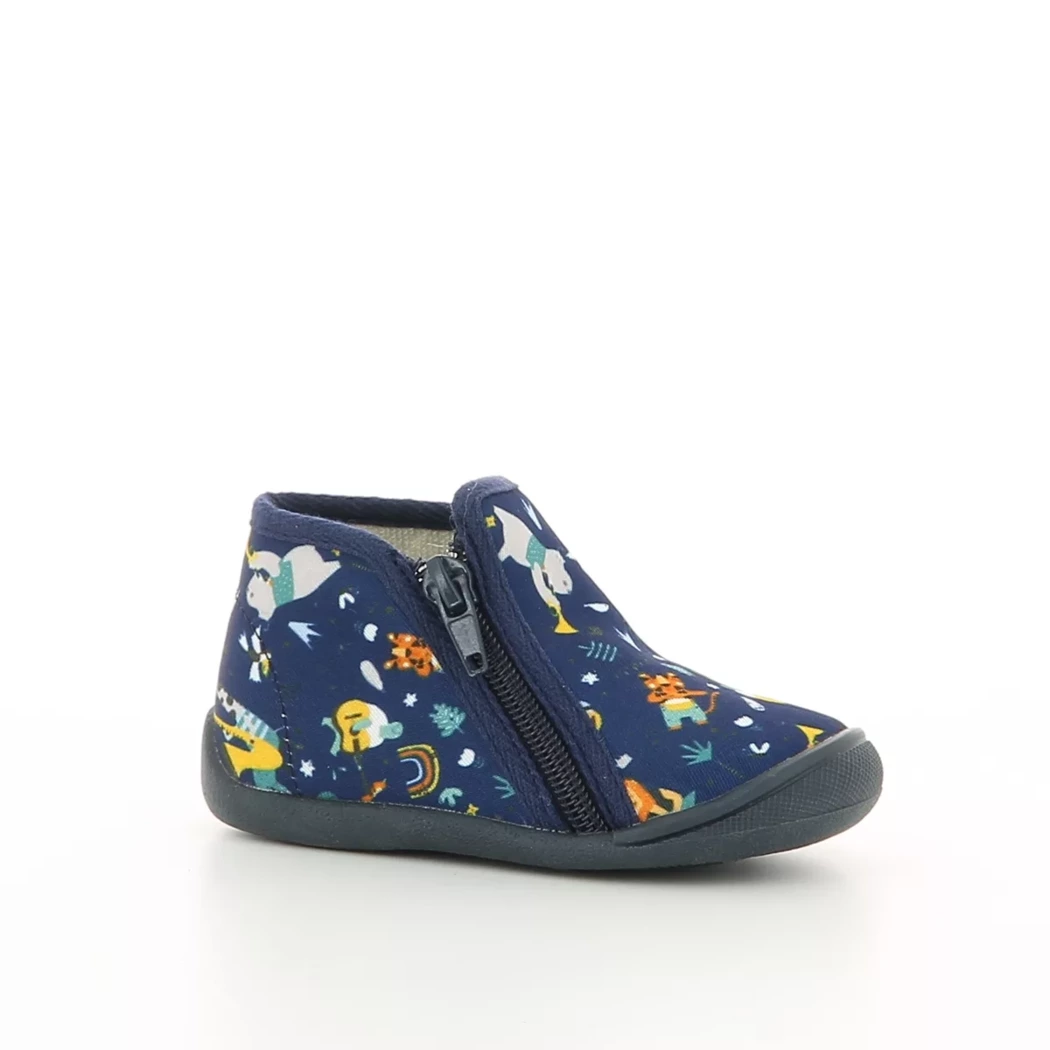 Image (1) de la chaussures Bellamy - Pantoufles et Chaussons Bleu en Textile