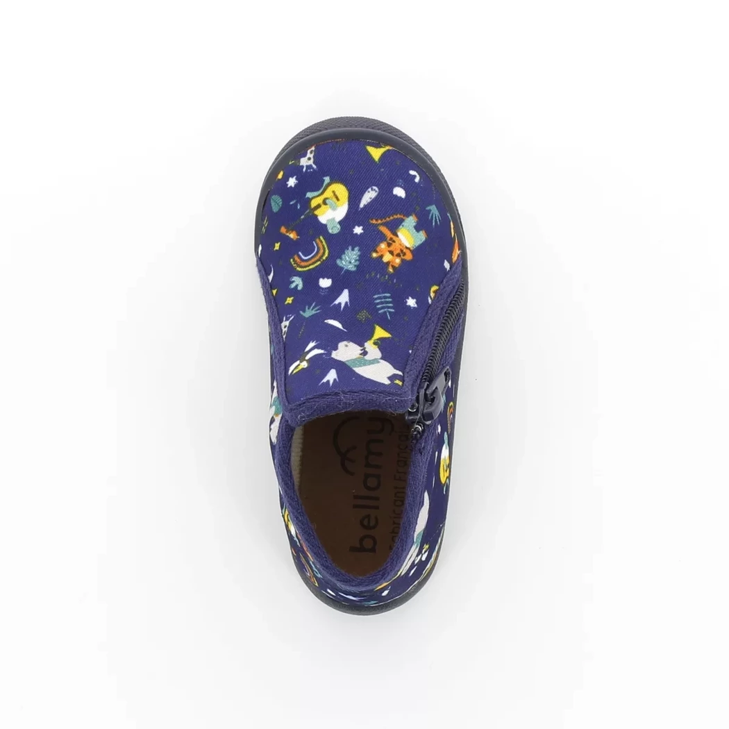 Image (6) de la chaussures Bellamy - Pantoufles et Chaussons Bleu en Textile