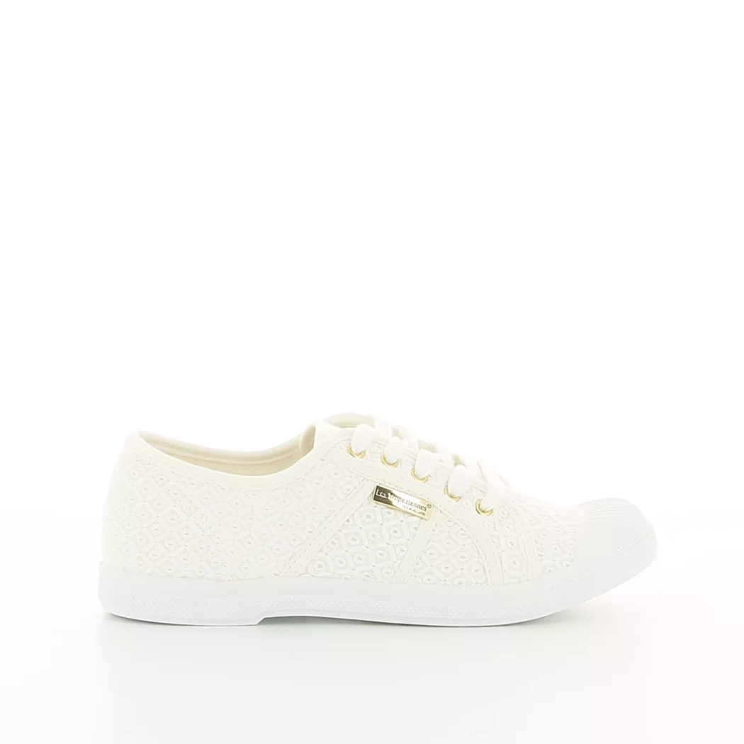 Image (2) de la chaussures Les Tropeziennes - Baskets Blanc en Textile
