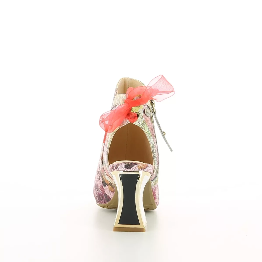 Image (3) de la chaussures Laura Vita - Sandales et Nu-Pieds Rose en Cuir