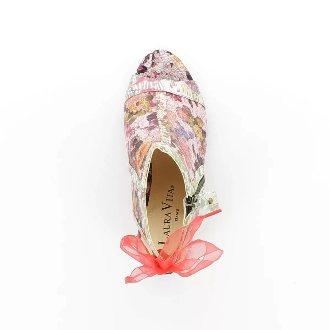 Image (6) de la chaussures Laura Vita - Sandales et Nu-Pieds Rose en Cuir