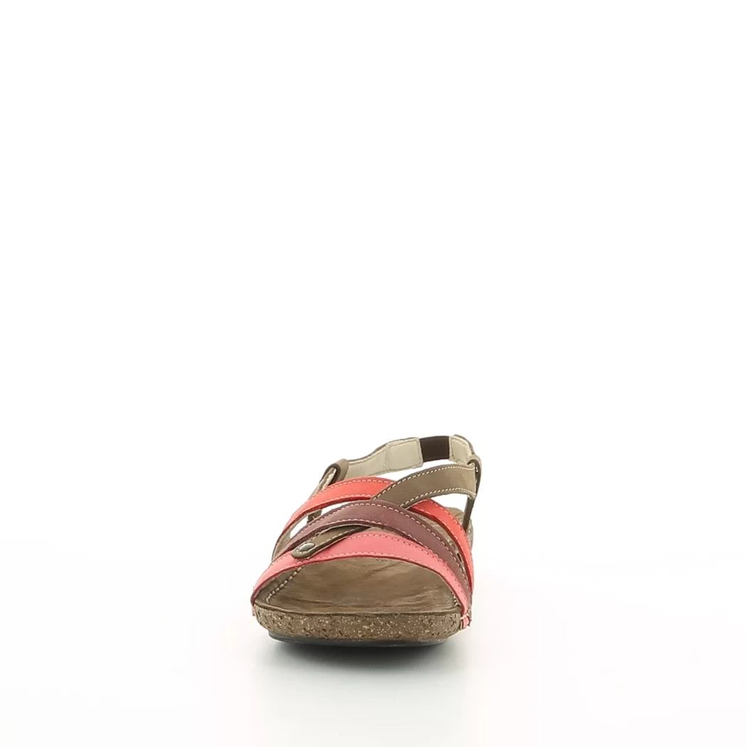 Image (5) de la chaussures Calba - Sandales et Nu-Pieds Taupe en Cuir nubuck
