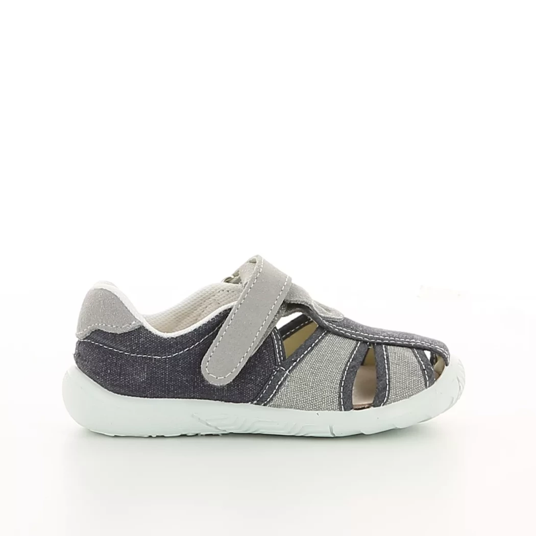 Image (2) de la chaussures Kmins - Sandales et Nu-Pieds Bleu en Textile