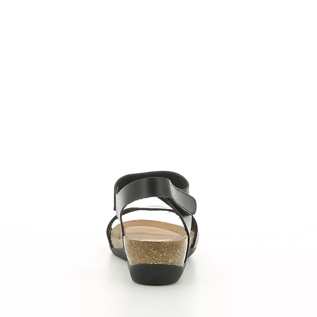 Image (3) de la chaussures Cosmos Comfort - Sandales et Nu-Pieds Noir en Cuir