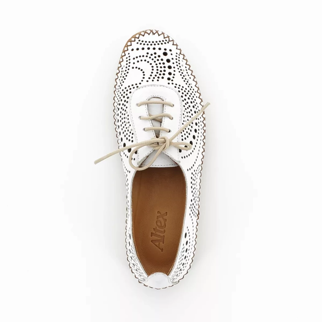 Image (6) de la chaussures Altex - Chaussures à lacets Blanc en Cuir