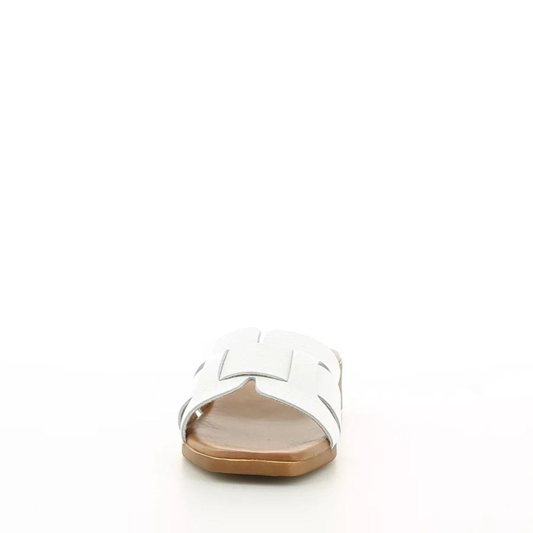 Image (5) de la chaussures Oh! My Sandals - Mules et Sabots Blanc en Cuir