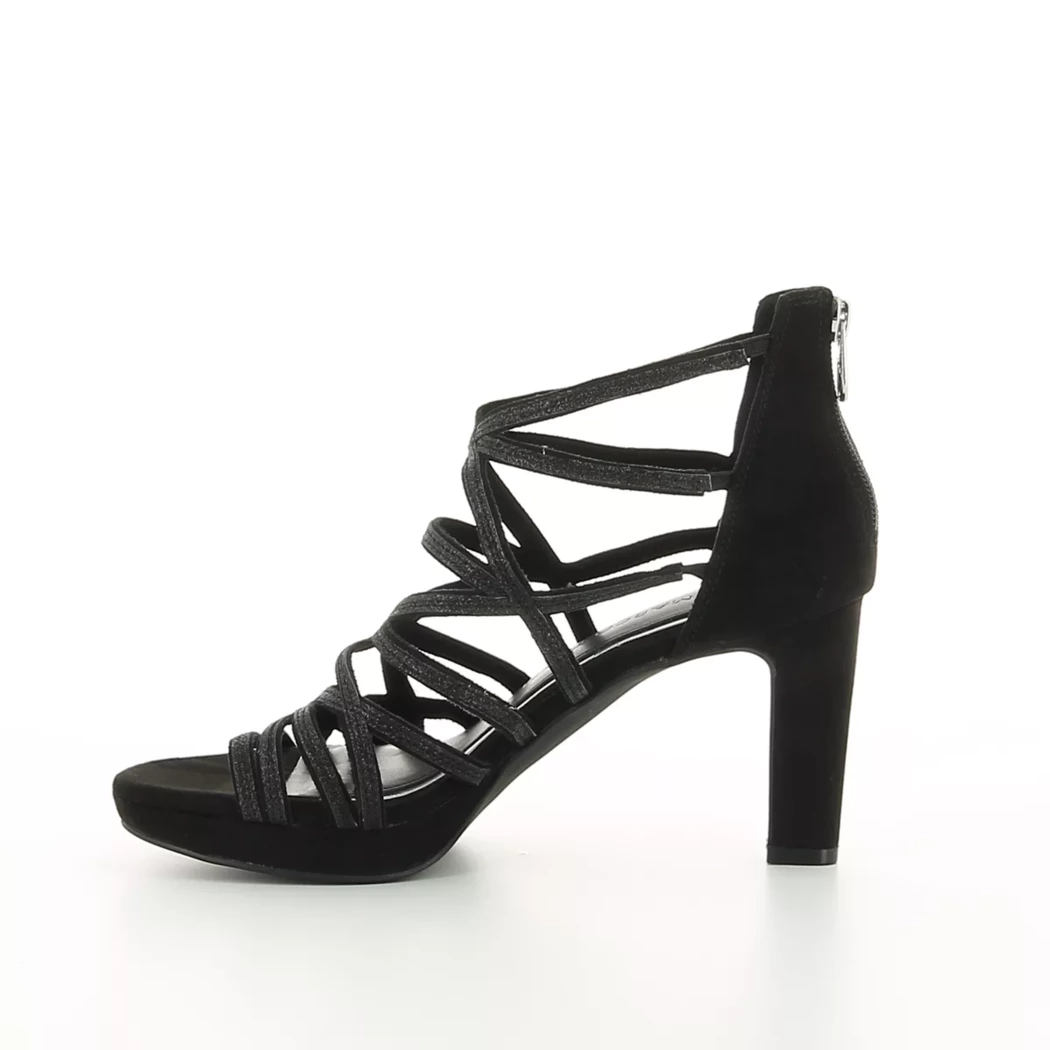 Image (4) de la chaussures Marco Tozzi - Sandales et Nu-Pieds Noir en Cuir synthétique