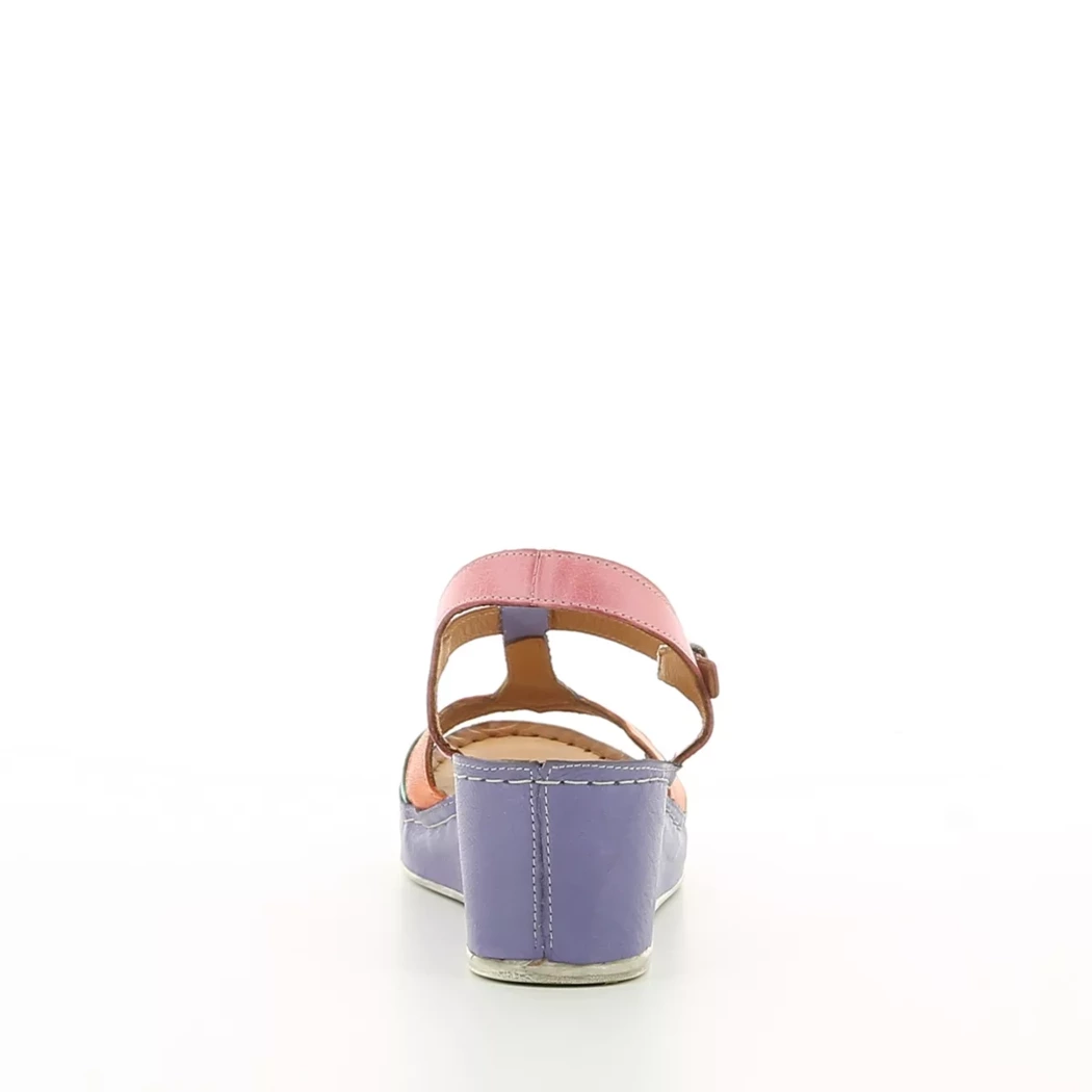 Image (3) de la chaussures Karyoka - Sandales et Nu-Pieds Violet / Lilas en Cuir