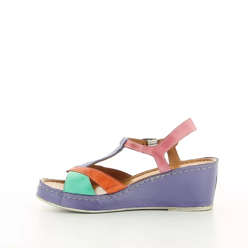 Image (4) de la chaussures Karyoka - Sandales et Nu-Pieds Violet / Lilas en Cuir