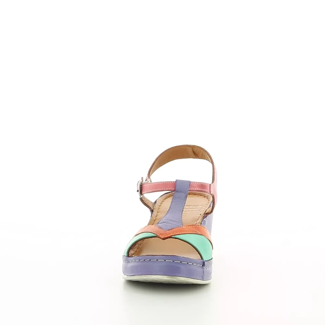 Image (5) de la chaussures Karyoka - Sandales et Nu-Pieds Violet / Lilas en Cuir