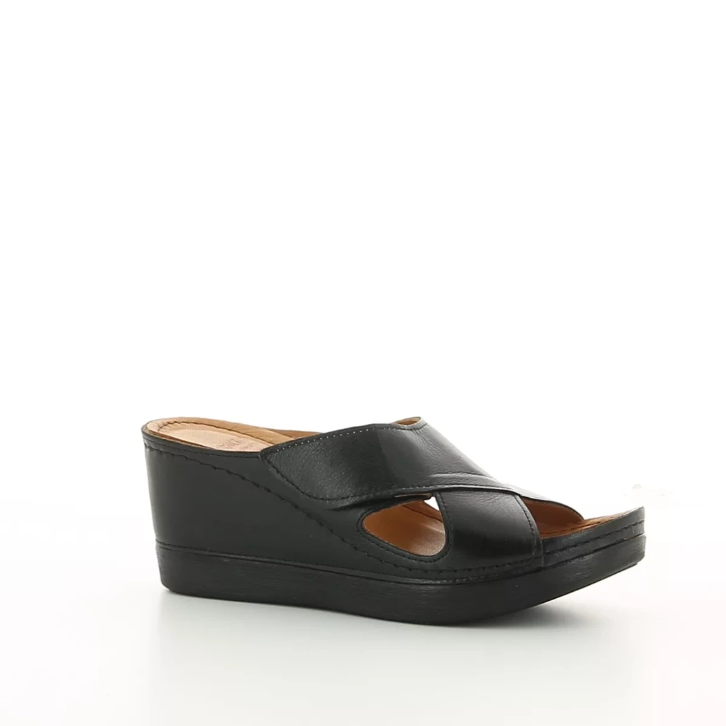 Image (1) de la chaussures Karyoka - Mules et Sabots Noir en Cuir