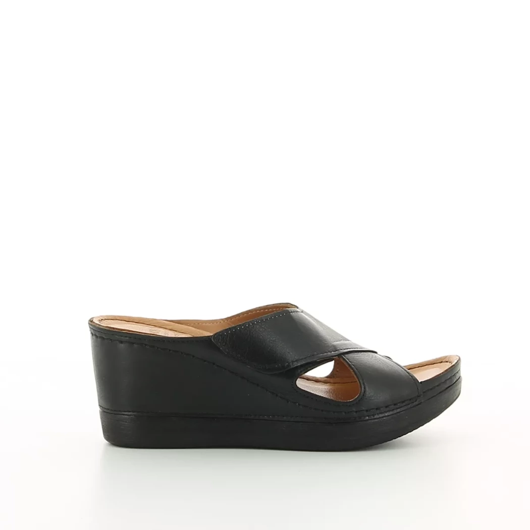 Image (2) de la chaussures Karyoka - Mules et Sabots Noir en Cuir