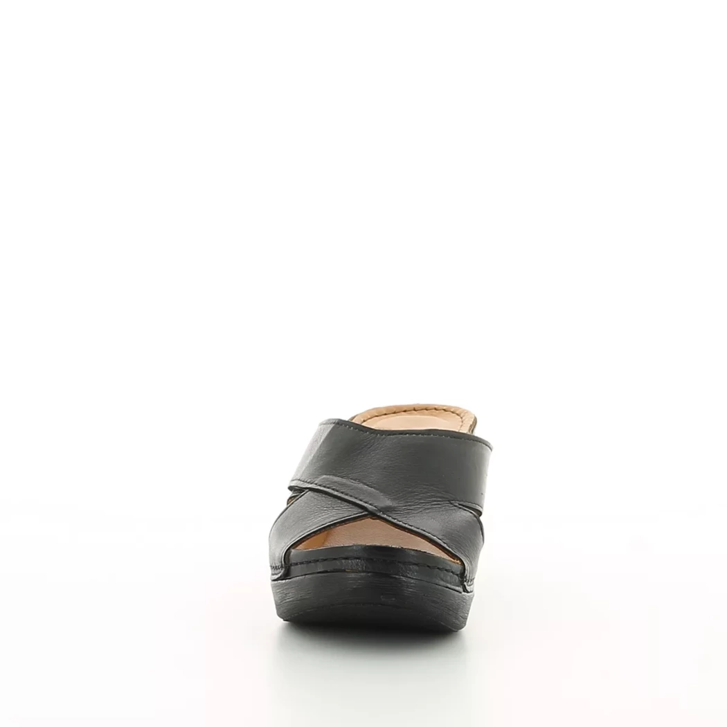 Image (5) de la chaussures Karyoka - Mules et Sabots Noir en Cuir