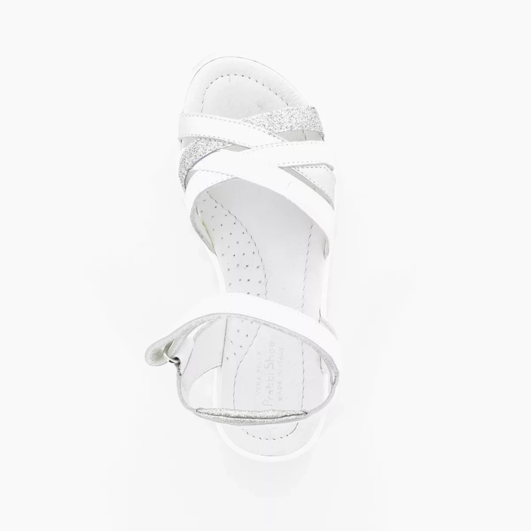 Image (6) de la chaussures Gazzoli - Sandales et Nu-Pieds Blanc en Cuir synthétique