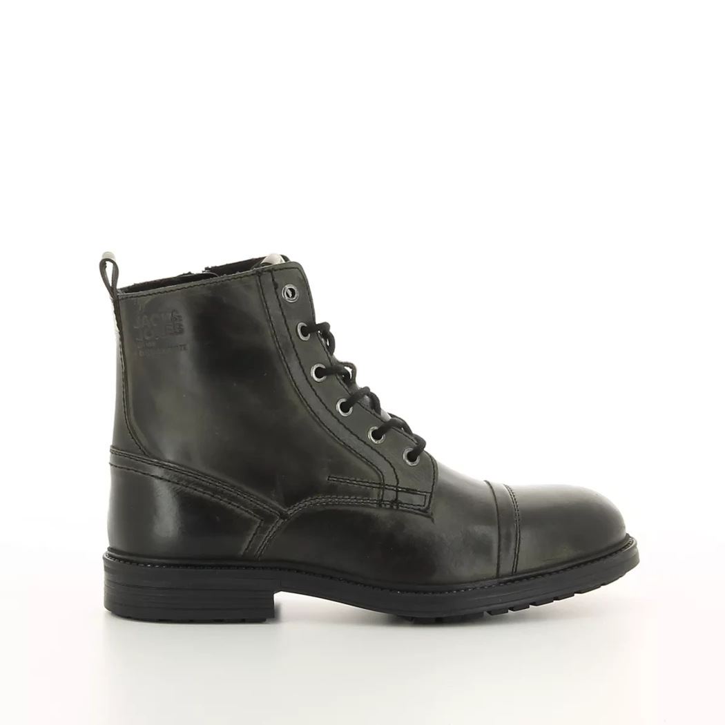 Image (2) de la chaussures Jack & Jones - Bottines Noir en Cuir