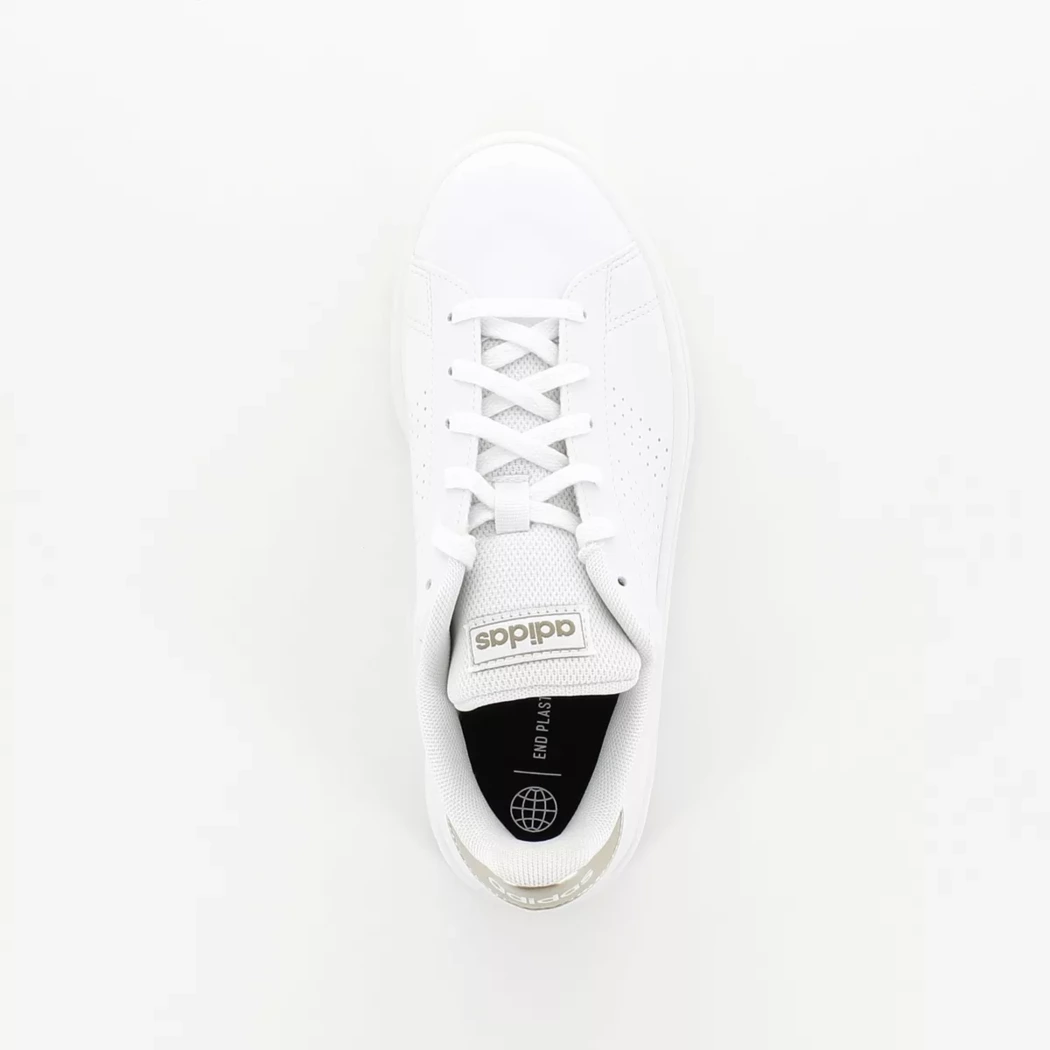 Image (6) de la chaussures Adidas - Baskets Blanc en Cuir synthétique