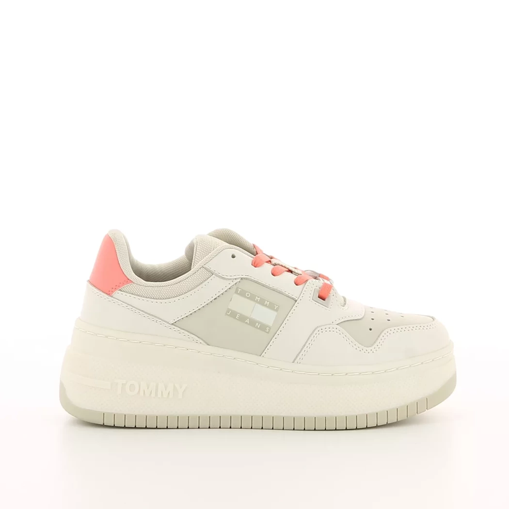 Image (2) de la chaussures Tommy jeans - Baskets Blanc en Cuir