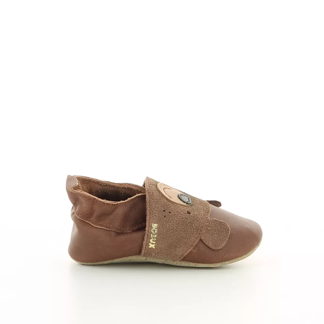 Image (2) de la chaussures Bobux - Chaussons bébé Marron en Cuir