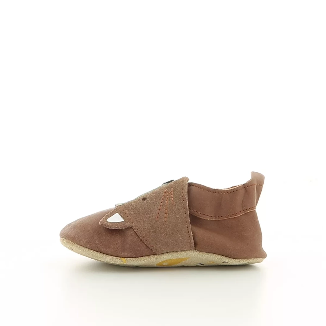 Image (4) de la chaussures Bobux - Chaussons bébé Marron en Cuir