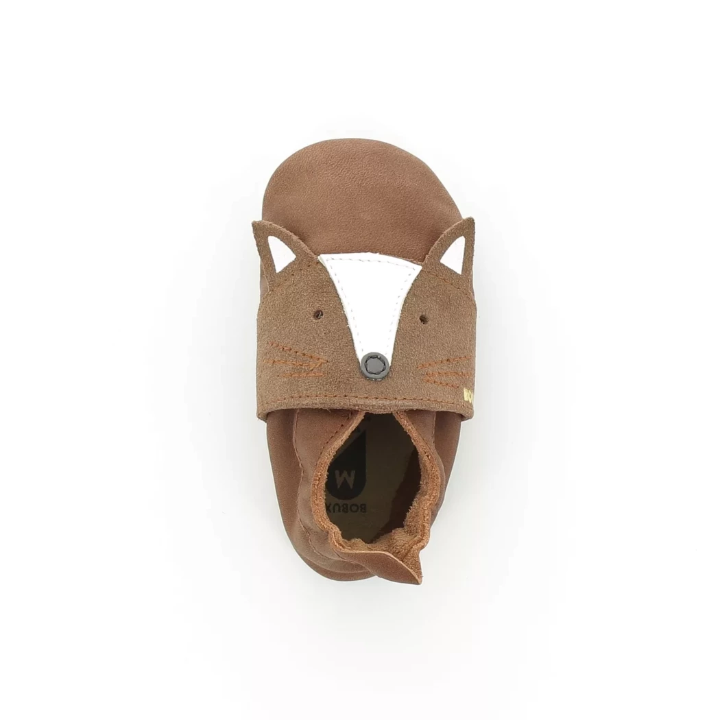 Image (6) de la chaussures Bobux - Chaussons bébé Marron en Cuir