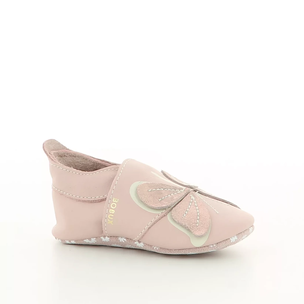 Image (1) de la chaussures Bobux - Chaussons bébé Rose en Cuir