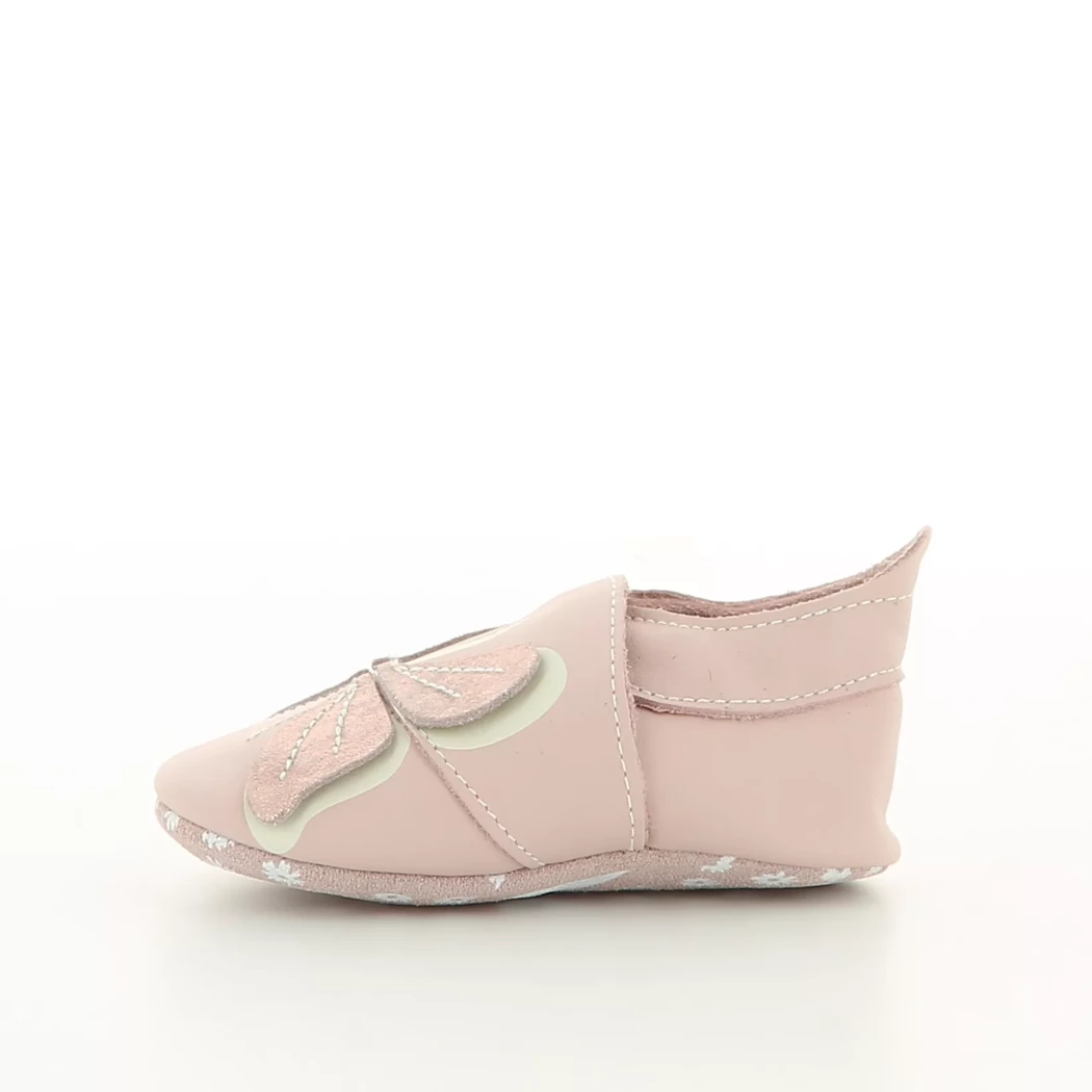 Image (4) de la chaussures Bobux - Chaussons bébé Rose en Cuir