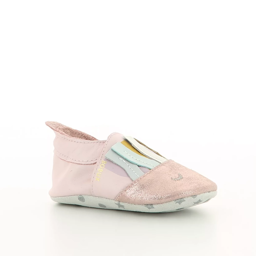 Image (1) de la chaussures Bobux - Chaussons bébé Rose en Cuir