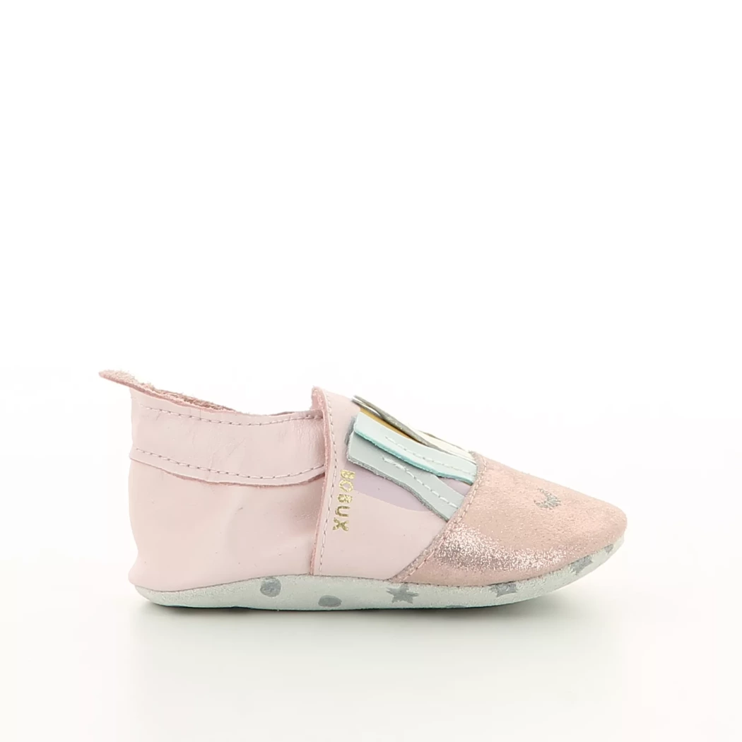 Image (2) de la chaussures Bobux - Chaussons bébé Rose en Cuir