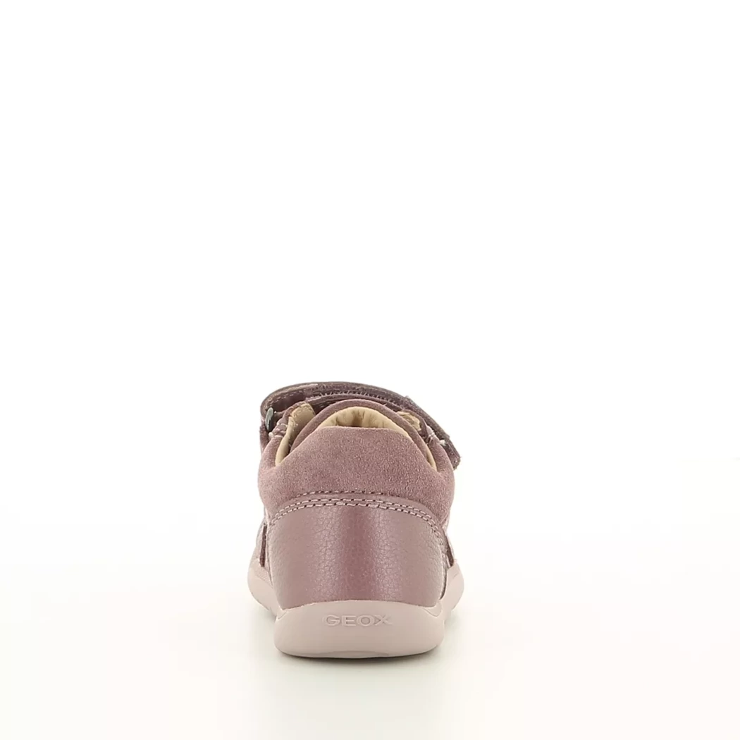 Image (3) de la chaussures Geox - Bottines Rose en Cuir nubuck