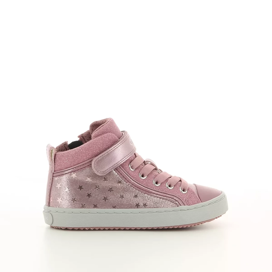 Image (2) de la chaussures Geox - Bottines Rose en Cuir nubuck