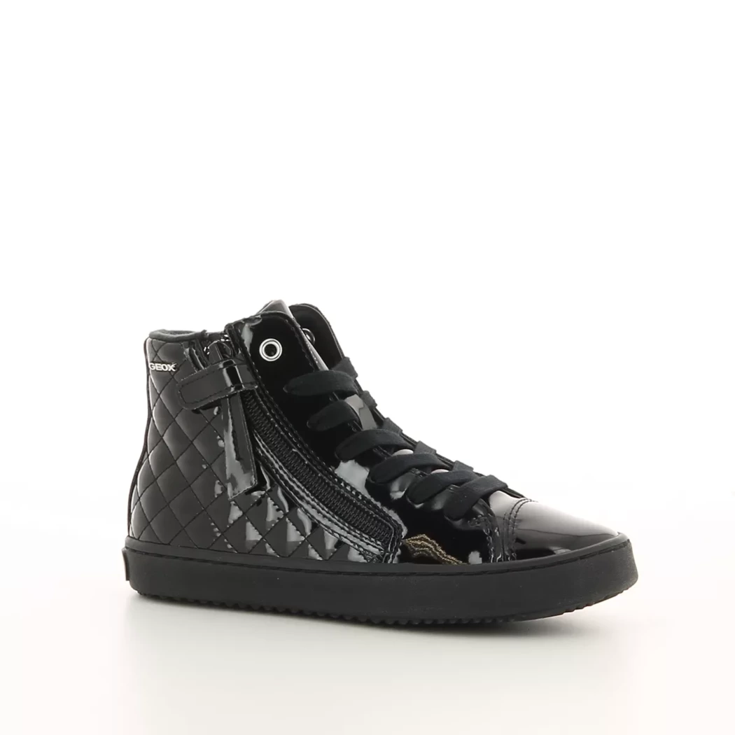 Image (1) de la chaussures Geox - Bottines Noir en Cuir vernis