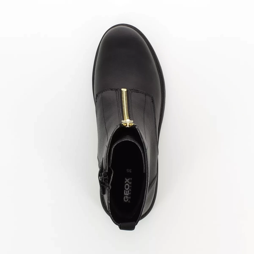 Image (6) de la chaussures Geox - Boots Noir en Cuir synthétique