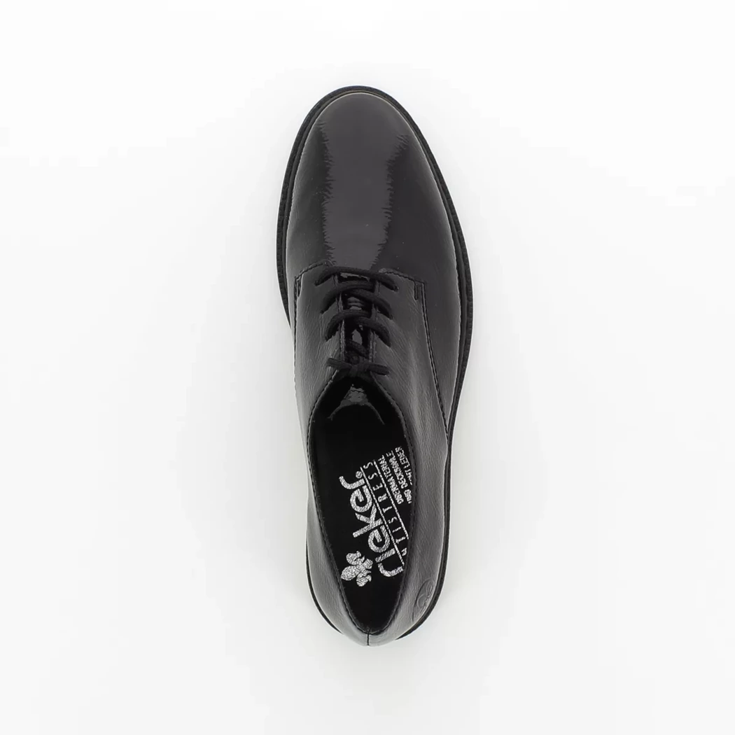Image (6) de la chaussures Rieker - Chaussures à lacets Noir en Cuir vernis