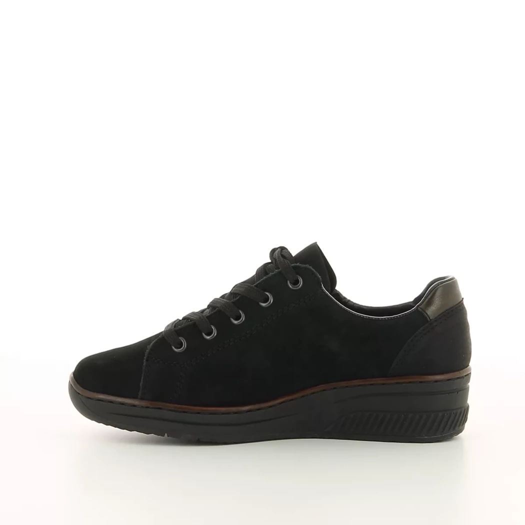 Image (4) de la chaussures Rieker - Chaussures à lacets Noir en Cuir nubuck