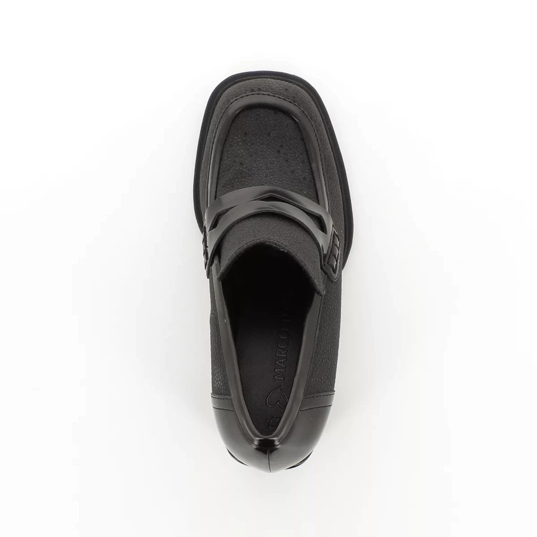 Image (6) de la chaussures Marco Tozzi - Mocassins Noir en Cuir synthétique