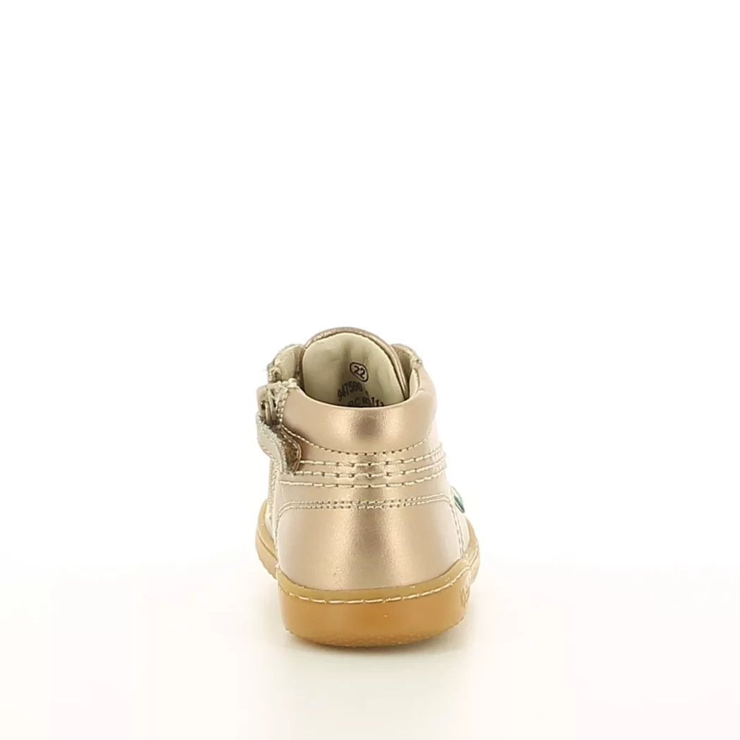 Image (3) de la chaussures Kickers - Bottines Rose en Cuir synthétique