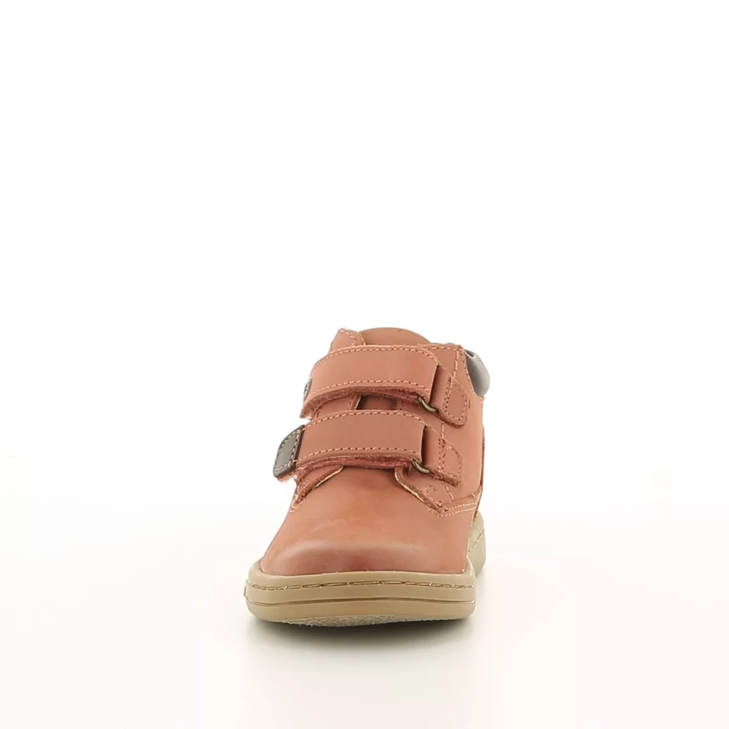 Image (5) de la chaussures Kickers - Bottines Rose en Cuir nubuck