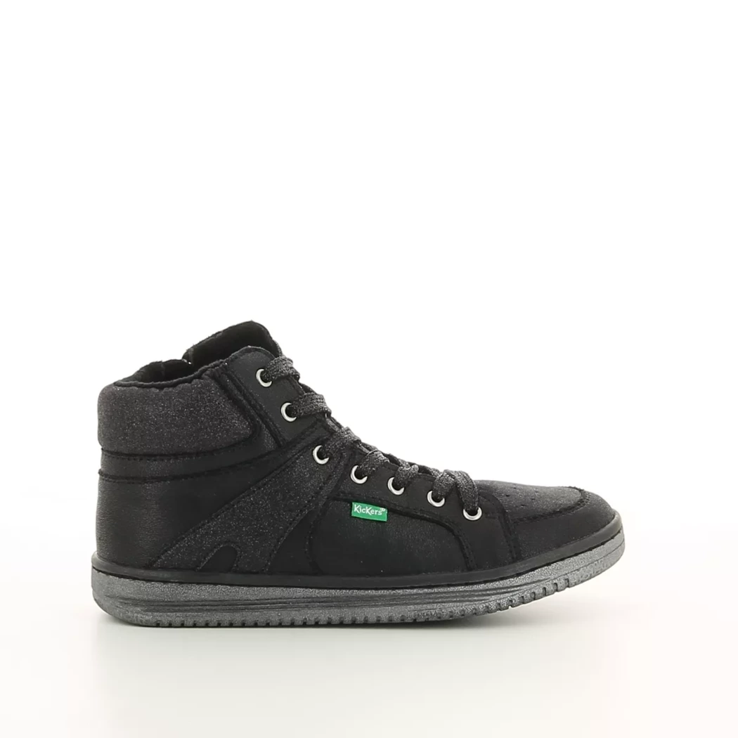 Image (2) de la chaussures Kickers - Bottines Noir en Cuir synthétique