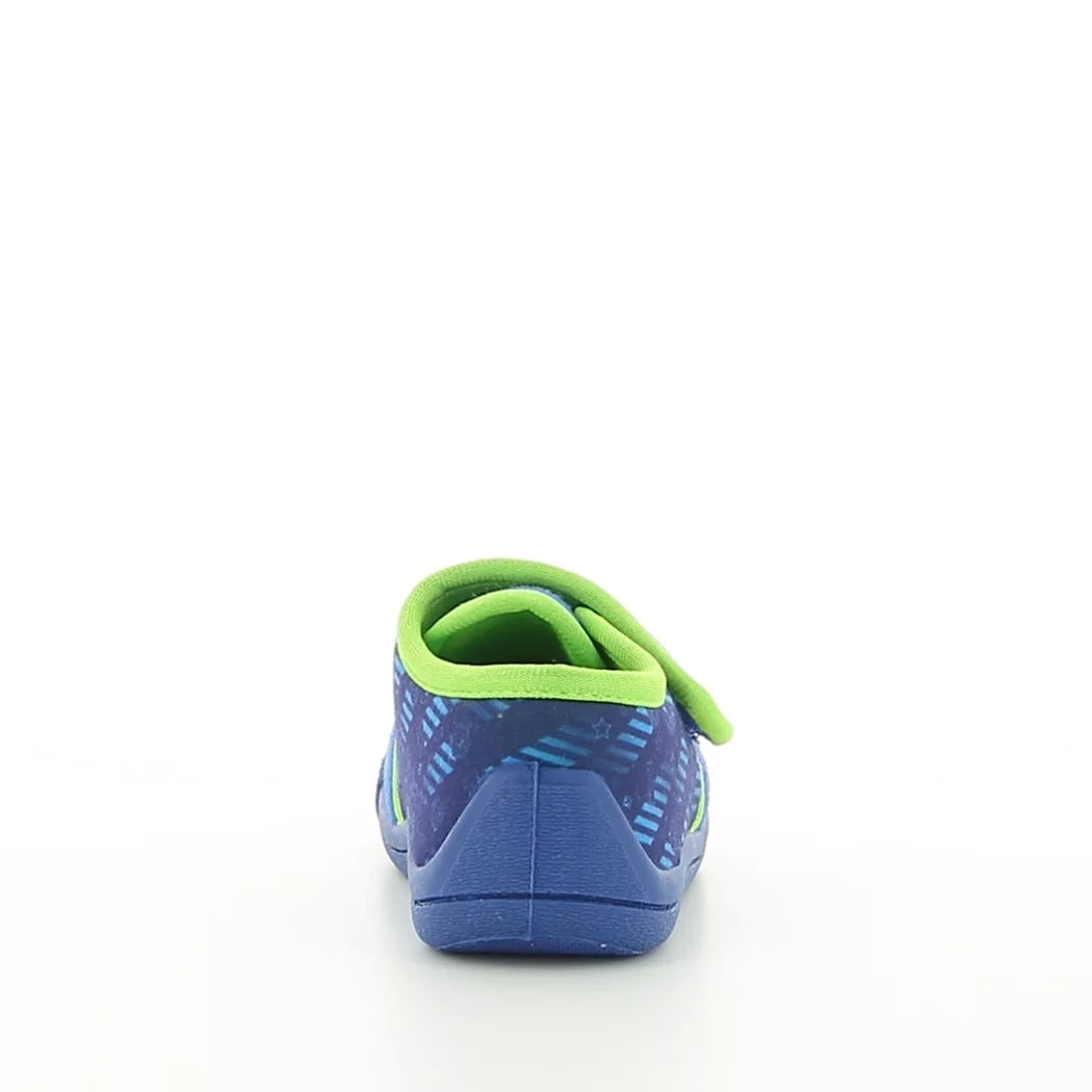 Image (3) de la chaussures Leomil - Pantoufles et Chaussons Bleu en Textile