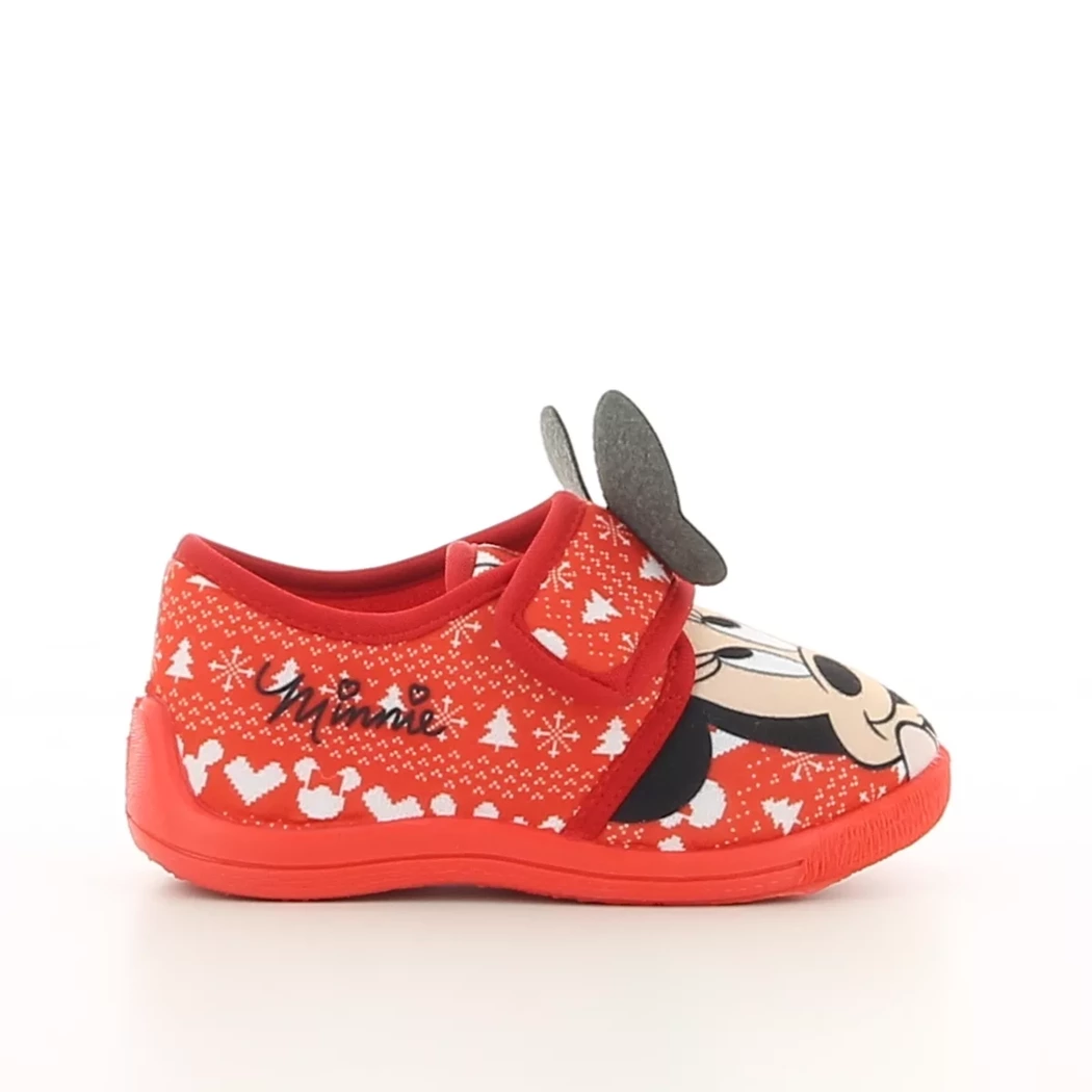 Image (2) de la chaussures Leomil - Pantoufles et Chaussons Rouge en Textile