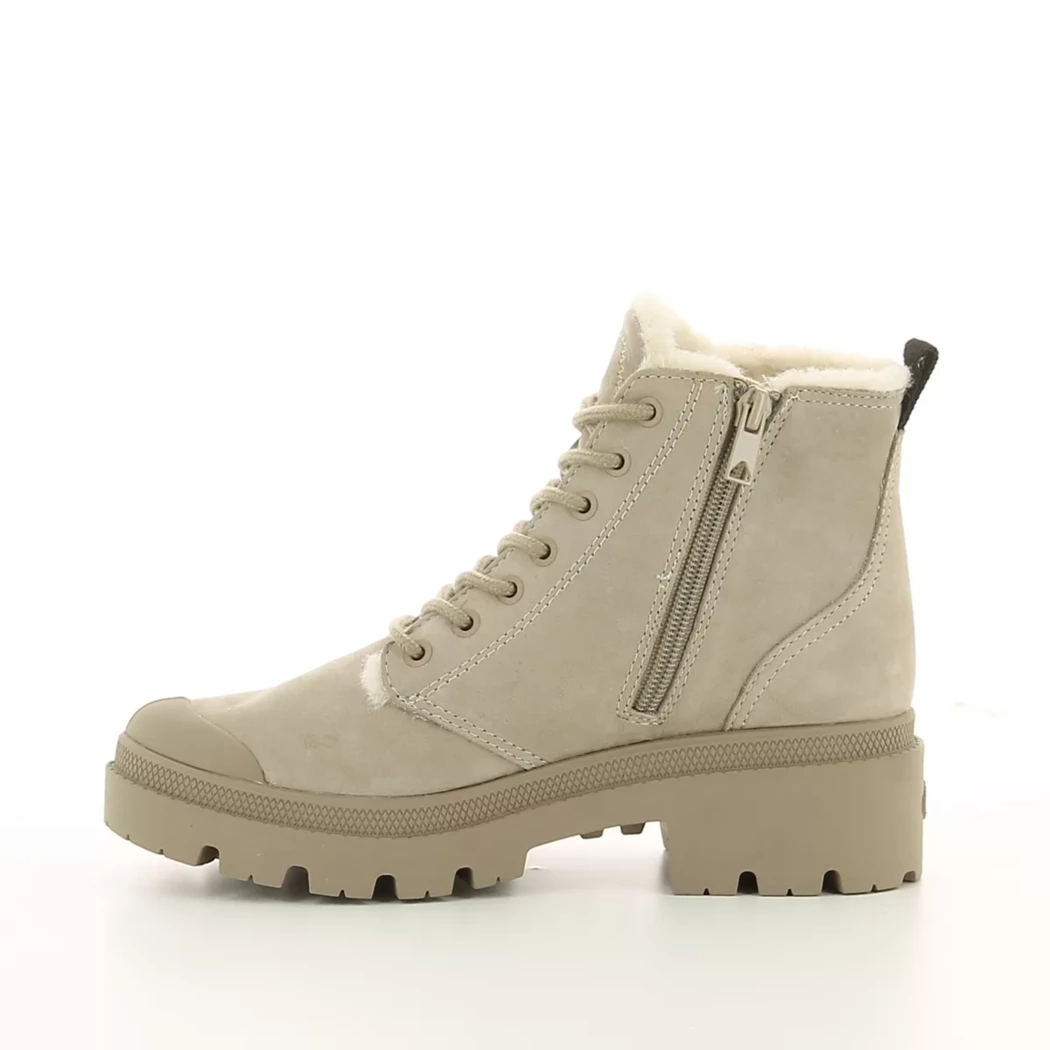 Image (4) de la chaussures Palladium - Bottines Taupe en Cuir nubuck Image (4) de la chaussures Palladium - Bottines Taupe en Cuir nubuck