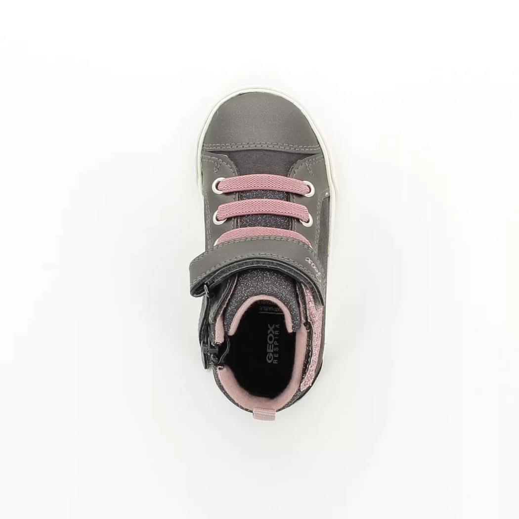 Image (6) de la chaussures Geox - Bottines Gris en Cuir synthétique