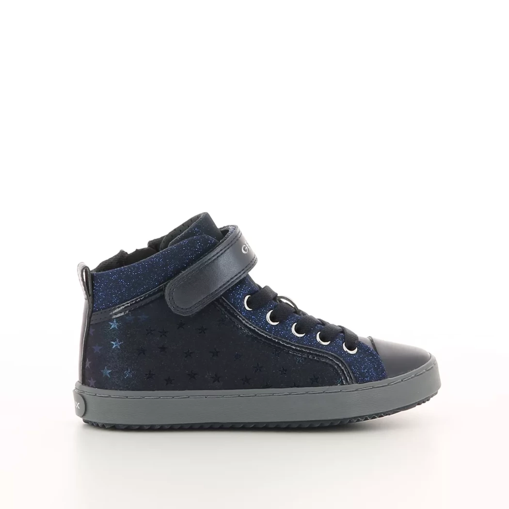 Image (2) de la chaussures Geox - Bottines Bleu en Cuir nubuck
