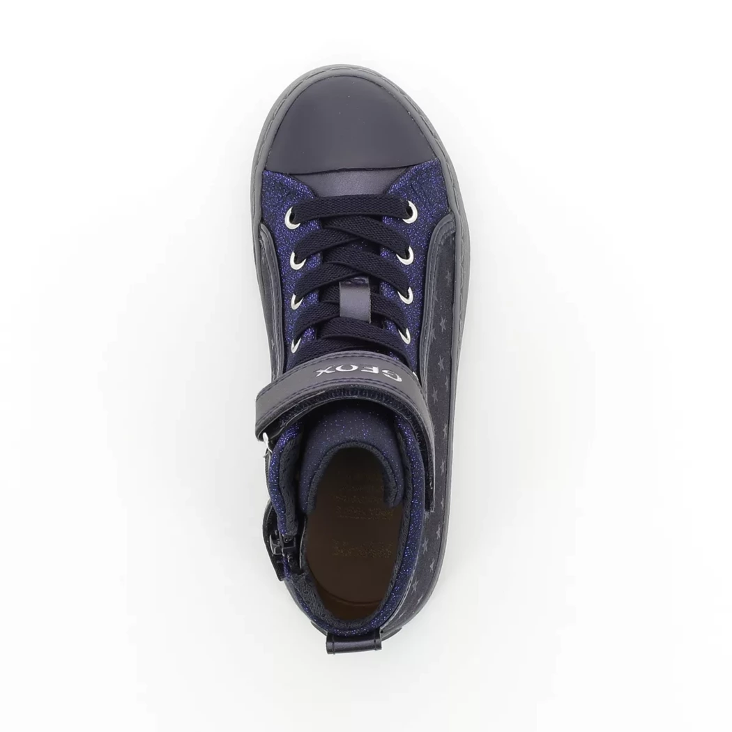 Image (6) de la chaussures Geox - Bottines Bleu en Cuir nubuck