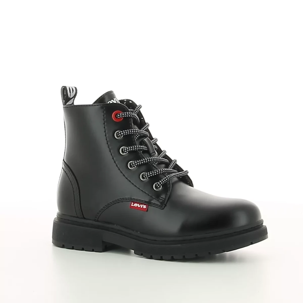 Image (1) de la chaussures Levi's - Bottines Noir en Cuir synthétique