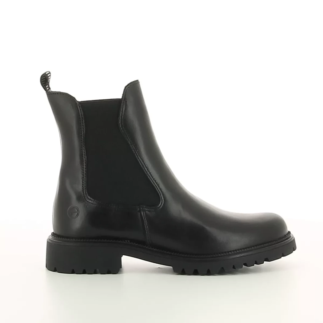 Image (2) de la chaussures Tamaris - Boots Noir en Cuir